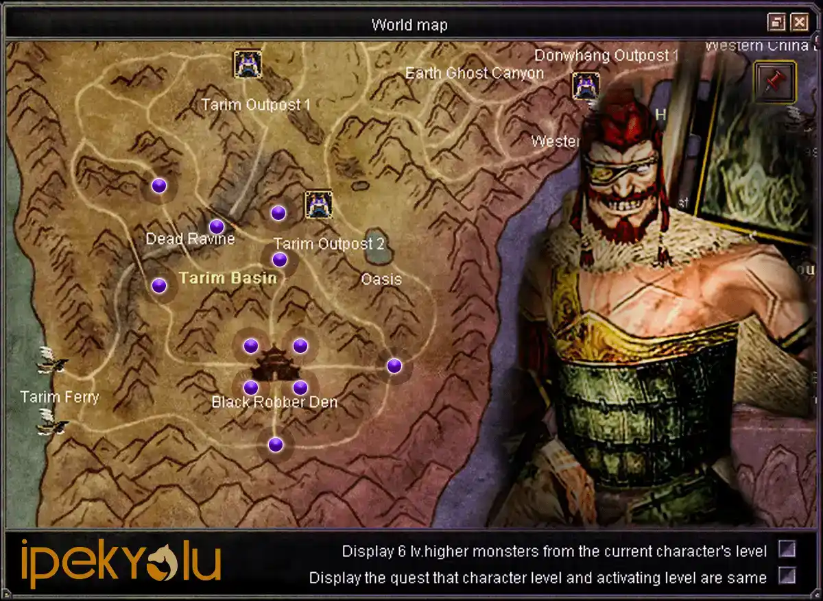 Silkroad Online Uruchi Unique Spawn Haritası